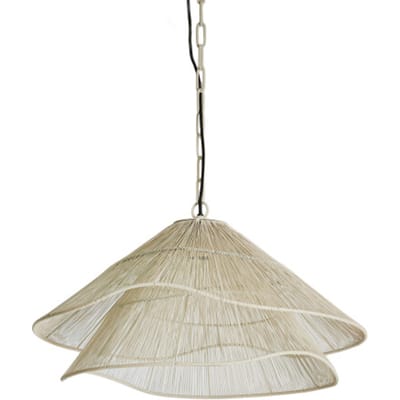 Light & Living - Hanglamp ALAMEDA - Ø56x31cm - Wit