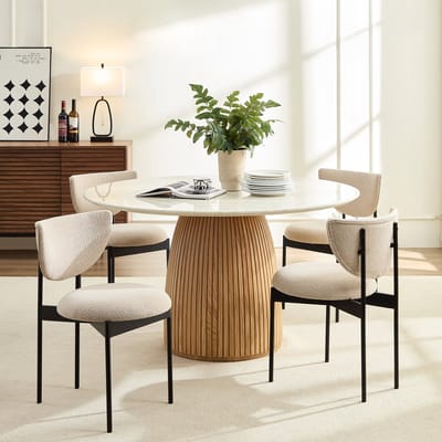 MODENUIT Eetkamerstoel 78 x 60 x 56 cm - Set van 2 Zonder Armleuningen - Voor Eetkamer en Café - Stof Metaal Beige