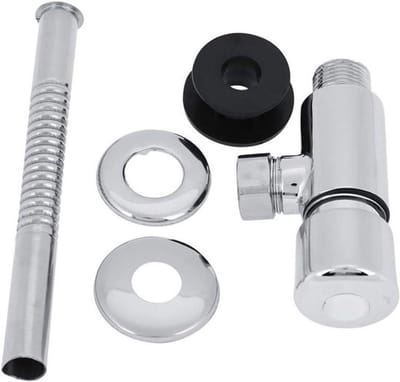 Spoelklep Toilet - Push Spoelklep - Duurzame Zinklegering - Handmatige Spoelklep - WC - Badkamer - Hotel - Kantoor - Wit - Geschikt voor diverse toiletten
