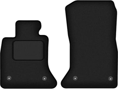 Wielganizator WLG-CARLUX Serie - Voorste Automatten - BMW 5 F10_FL Sedan (2013-2017) - Zwart - Polypropyleen