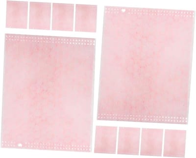 Wattenschijfjes Make-up Remover - Gezichtspads Reiniging - Make-up Verwijderen - Zacht en Comfortabel - 10 Stuks - Roze