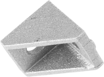 Aluminium Hoekbeugels - Profielverbinders - Profielen Verbinden - 90 Graden Bevestiging - 20x20mm - Zilverkleurig