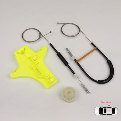 BWR5208 Elektrisch Raammechanisme Reparatieset Achterdeur Rechts voor VW Amarok MK1 2H 2010-2022 4-Deurs Dubbele Cabine Pick-up 2H7839402