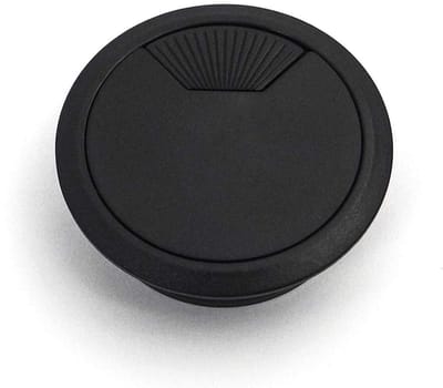 5 stuks SOTECH kabeldoorlaat, kunststof zwart, boormaat Ø 59 mm