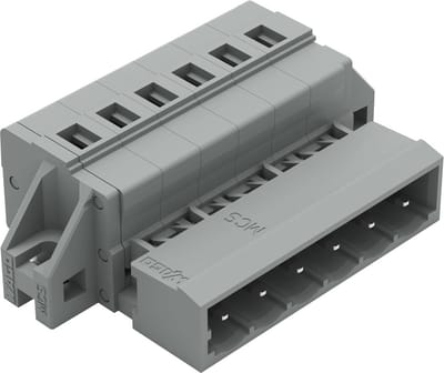 WAGO 231-606/019-000 Male header (standaard) 300 Totaal aantal polen: 6 Rastermaat: 5 mm Inhoud: 50 stuk(s)
