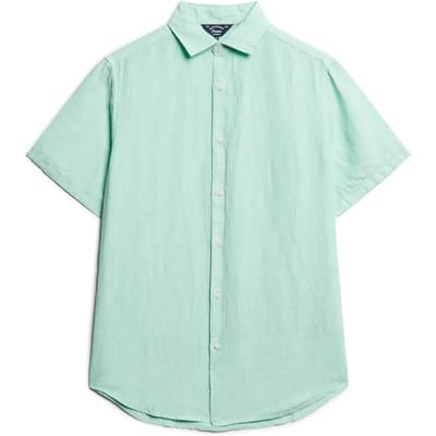 Superdry - Studios casual linnen overhemd - Heren - Shirts