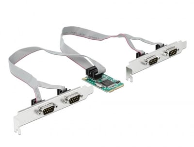 Delock Mini PCIe Card > 4 x Serial RS-232