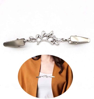 Vestsluiting - bladeren - vestclip dames -vestsluiting dames - vestclip - vestsluiting vestclip - sjaalspeld - vestspeld - vestklem