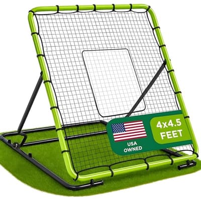 Honkbal Rebounder Net voor Veldoefeningen met Meerdere Terugkeerhoeken