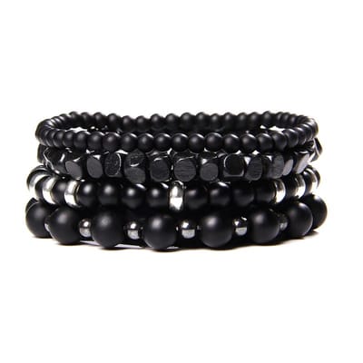 Sorprese armband - Tropez - armband heren - zwart - cadeau - Model D