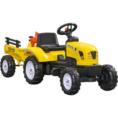 4goodz Trap-tractor met aanhanger kinder trekker