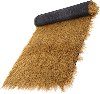 Kunstriet Dakbedekking - Synthetisch Gras - Tuin Decoratie - Realistische Look - 05 x 15 m - Geel
