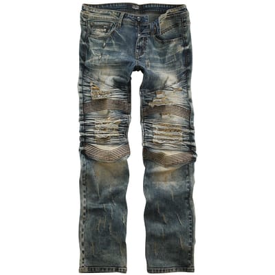 Rock Rebel by EMP - Rock Jeans - Pete - W30L32 tot W34L34 - voor Mannen - blauw