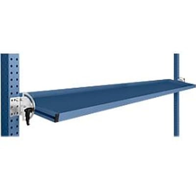 Manuflex kantelbare opbergconsole, voor de serie Universal of Profi, bruikbare diepte 345 m, voor tafelbreedte 1750 mm, briljantblauw