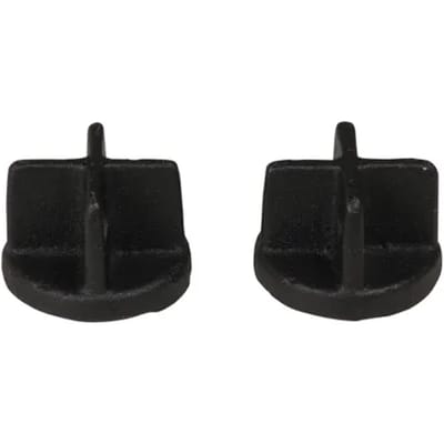 Intensions - Eindknop - Dop - Zwart - Diam. 28 Mm - 2 Stuks