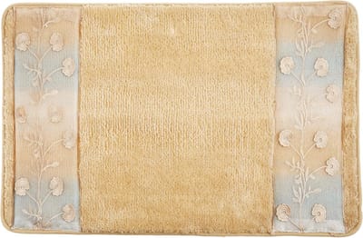 Badkamertapijt - Badmat - Badkamer Decoratie - Ombre Rose Design - 53 x 86 cm - Blauw