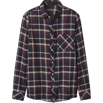 ESMARA MEN Flanellen heren overhemd (Rood/blauw geruit, M)