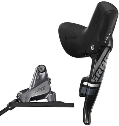 Remgreep rechts SRAM force 22 disc flat mount 1800mm achterrrem - ZWART
