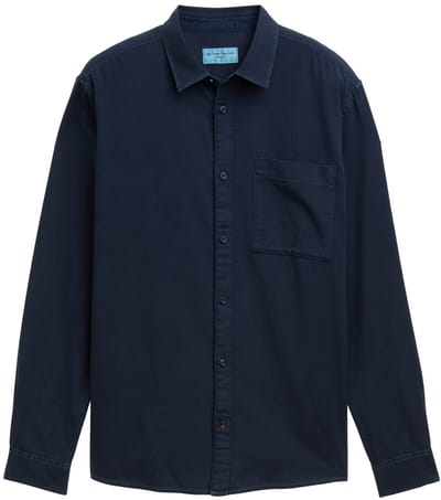 Tom Tailor - Regular fit katoenen overhemd - Maat S - sky captain blue