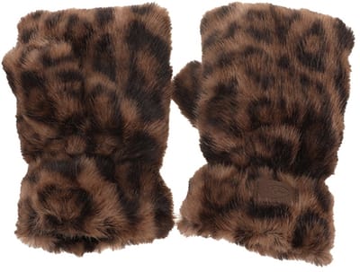 I'm Dutch Teddy Wanten Polsjes Handschoenen Are Panter Brown