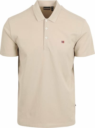 Napapijri Ealis Polo Beige - Maat S - Heren
