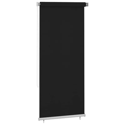 vidaXL - Rolgordijn - voor - buiten - 105(B)x230(H) - cm - zwart