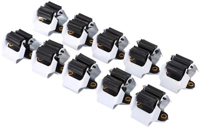 Dailygoods- Dweilbezemhouder 10-pack - Eenvoudige Installatie - Multifunctionele Opslag - Professionele Kwaliteit - Geschikt voor Tuingereedschap - Maximaal 1 kg Belastbaar - Opslaghaak