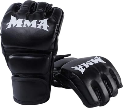 Nivard MMA Handschoenen - Gloves - Sparring Handschoenen - Heren - Dames - Grappling - Bokshandschoenen - Vecht Handschoenen - Zwart