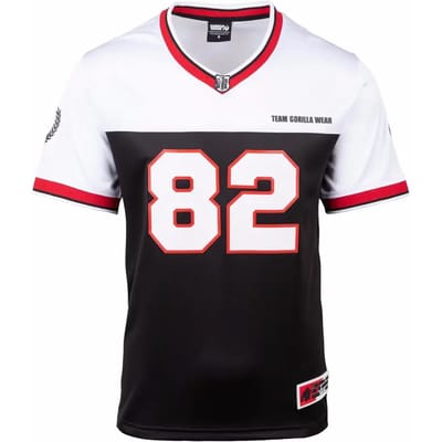 Gorilla Wear Trenton Football Jersey - Zwart/Wit - 4XL