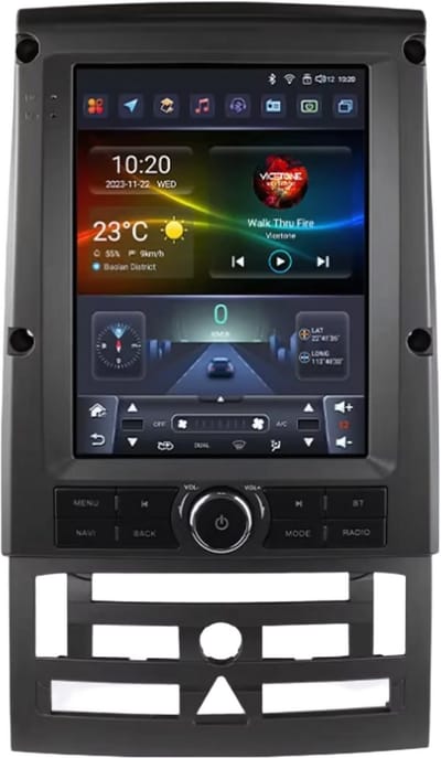 Autoradio met bluetooth - Carplay - Voor Peugeot 407 (2004-2011) - Geschikt voor Apple en Android - Stereo - Navigatie - Navigatiesysteem auto - 3GB 32GB