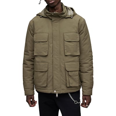 AllSaints Maso Padded Jacket Regiment Green Größe: XL | Leichte Jacken Outlet | Herren | Grün