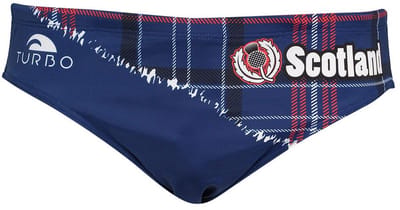 Turbo Broken Scotland Zwemslip Blauw S Man