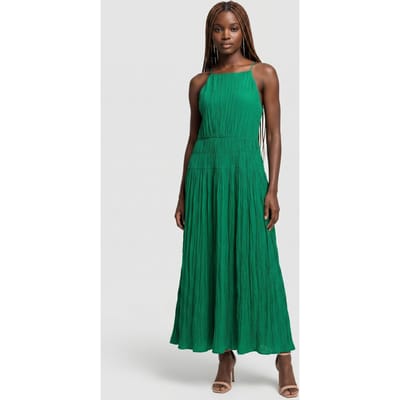& Other Stories Marlow Dress Green Maat: 32 | Midi Jurken Outlet | Dames | Groen
