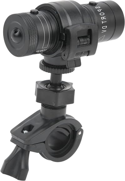 Video Camera voor Fietshelm - 1080P Full HD Actiecamera met IPX4 Waterdicht en Montage voor Mountainbike en Fietsen