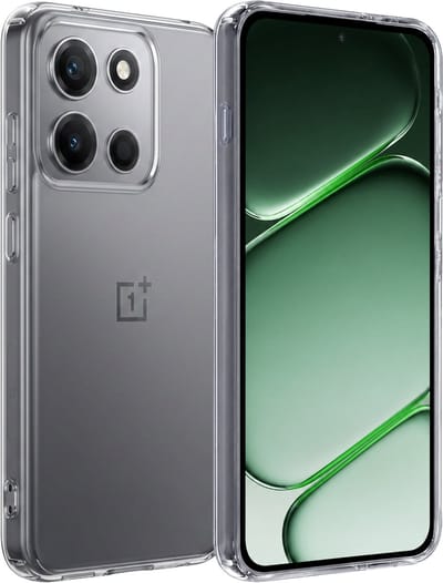 Hoesje Geschikt voor OnePlus Nord 6 - Sterk & Shockproof - Hoes Cover - Siliconen Case - Transparant