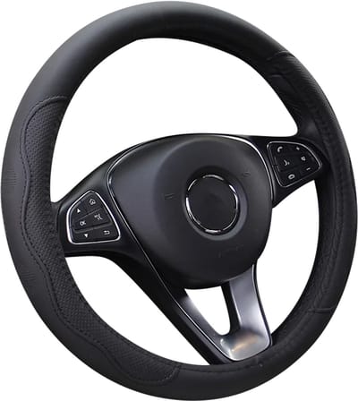 Stuurhoes Auto 37-38 cm - Zwart - Model Volante - Voorgevormd - Kasey Products