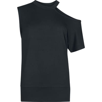 Black Premium by EMP T-shirt - Essential T-Shirt mit Off-Shoulder - S tot XXL - voor Vrouwen - zwart