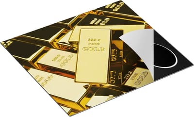 Chefcare Inductie Beschermer Goud Staven - 60x50 cm - Afdekplaat Inductie - Kookplaat Beschermer - Inductie Mat