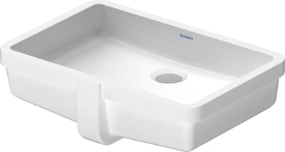 Duravit Vero - Inbouw wastafel 49x32 cm, met WonderGliss, alpine wit 03304800001