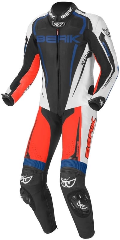 Berik Race-X Zwart Wit Rood Blauw 1-Delig Motorpak - Racepak