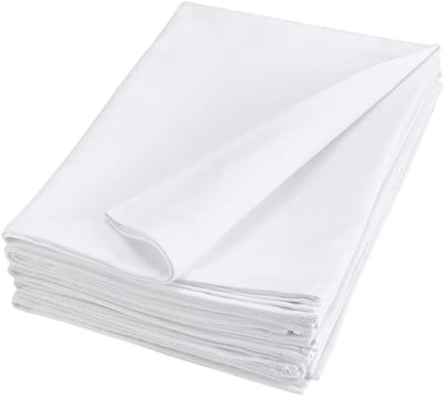 5 Stuks Strijkdoeken van Katoen 51 x 71 cm in Wit voor Strijkbescherming en Naaiprojecten, Dikke Stof en Persgereedschap