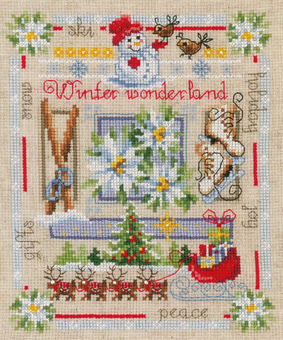 Vervaco - Telpakket kit - Kerst - Winter - PN-0146390 - Borduren - Borduurpakket - Borduurpakket volwassenen