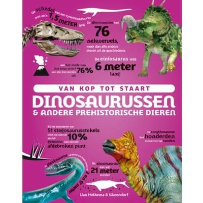 Van Kop Tot Staart: Dinosaurussen En Andere Prehistorische Dieren - William Potter