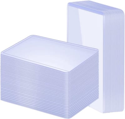 Toploader Kaartbeschermers Serie - PVC Kaathouders - Bescherming Tegen Beschadiging - Transparante Opberghoesjes - 100 Stuks Incluis
