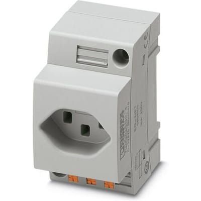Contactdoos voor schakelkast Phoenix Contact EO-J/PT Grijs (l x b) 57.50 mm x 45 mm