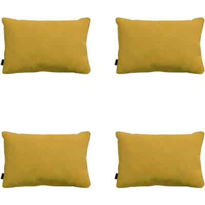 Madison - Sierkussen Panama mustard - Ca. 40x60 cm - Set van 4