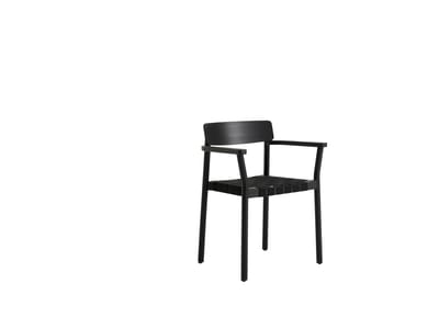 &Tradition Betty TK9 Armleunstoel - black - vlechtwerk zwart