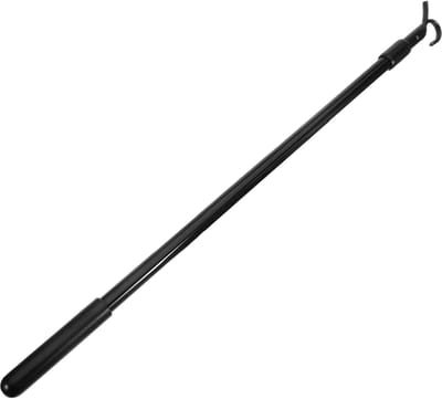 Telescopische stang - Raamopener paal - Hoge ramen bedienen - Afsluitbaar mechanisme - 33-61 cm - Zwart