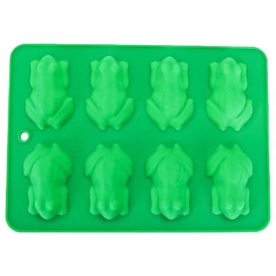 3D Kikkervormige Siliconen Vormen Diy Handgemaakte Taartvorm Bakvormen groen