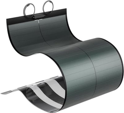 Flexibel Zonnepaneel - Dunne film paneel - Energie Opwekken - 360 Graden Buigbaar - 200 Watt - Zwart